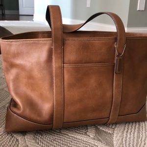 Coach leather tote/shoulder bag